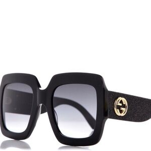 Gucci GG0102 glitter sunglasses